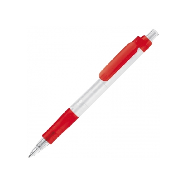 Ball pen Vegetal Pen Clear transparent - Frosted Red
