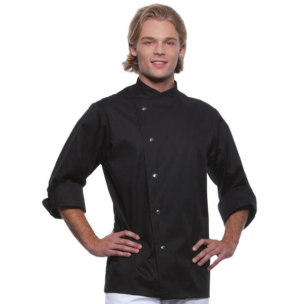 Chef Jacket Lars Long Sleeve - Black