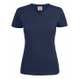 Printer Heavy V Lady t-shirt Navy XXL