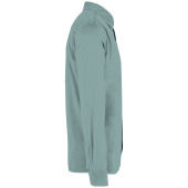 Afgewassen herenoverhemd Twill Washed Jade Green M