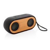 Bamboo X dubbele speaker, zwart