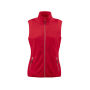 Printer Sideflip lady fleece vest Red XXL