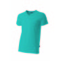 T-shirt V Hals Fitted 101005 Turquoise XS