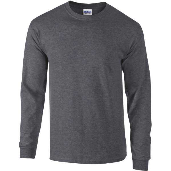 Ultra Cotton™ Classic Fit Adult Long Sleeve T-Shirt Dark Heather XXL