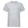 FOTL Valueweight V-Neck T, Heather Grey, M