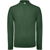 ID.001 Men's long-sleeve polo shirt Bottle Green 3XL