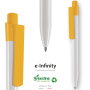 Ballpoint Pen e-Infinity Recycled White Yellow