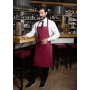 BLS 5 Bib Apron Basic with Buckle and Pocket - bordeaux - Stck