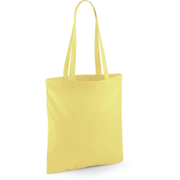 Shopper bag long handles Lemon One Size