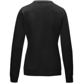 Jasper dames GOTS biologische GRS-gerecyclede crewneck sweater - Zwart - XS