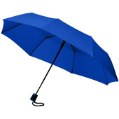 Wali 21'' opvouwbare automatische paraplu - Koningsblauw