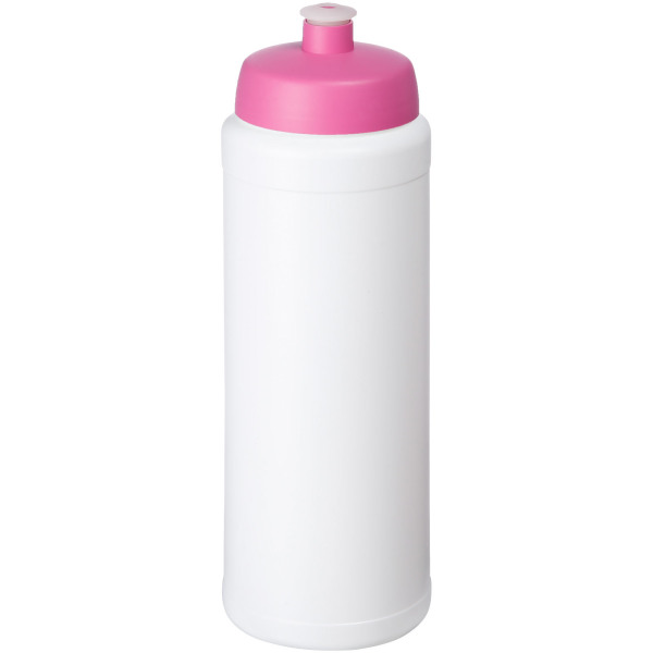 Baseline® Plus grip 750 ml sports lid sport bottle - White/Pink