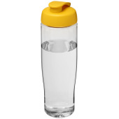 H2O Active® Tempo 700 ml sportfles met flipcapdeksel - Transparant/Geel