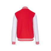 College jacket unisex Red / White XS