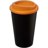 Americano® 350 ml geïsoleerde beker - Zwart/Oranje