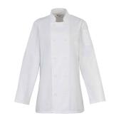 Ladies Long Sleeve Chef's Jacket, White, L, Premier