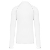 Functioneel heren-t-shirt met lange mouwen en anti-UV-bescherming White XL