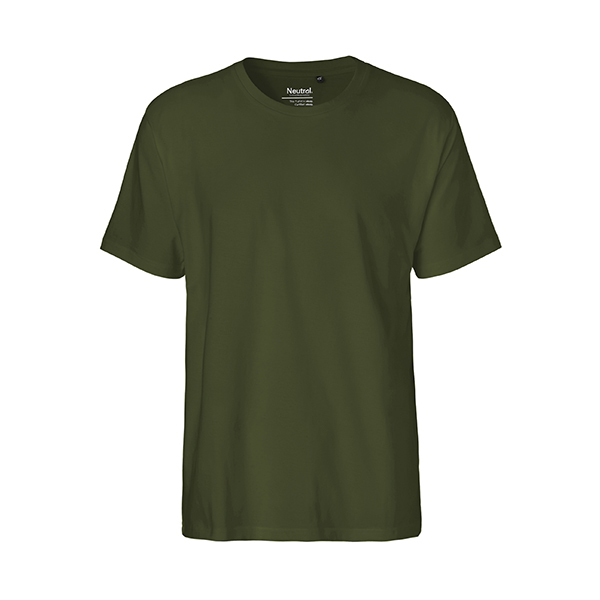 Neutral mens classic t-shirt-Military-S