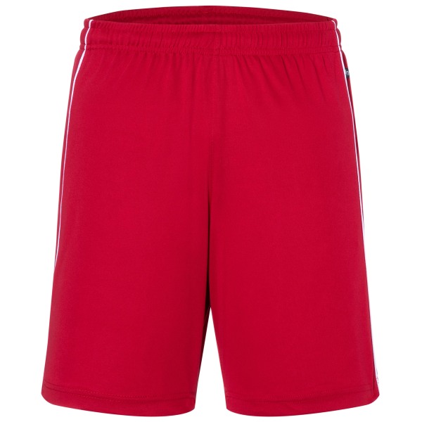 Basic Team Shorts - red/white - XXL