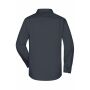 Men's Business Shirt Long-Sleeved - carbon - S