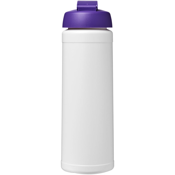 Baseline® Plus 750 ml flip lid sport bottle - White/Purple
