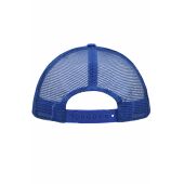 MB070 5 Panel Polyester Mesh Cap - royal - one size