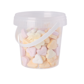 Emmertje 670 ml gevuld met snoep uit categorie BASIS full colour label Emmertje 670 ml gevuld met snoep uit categorie BASIS full colour label