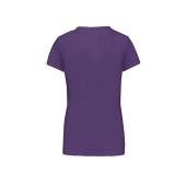 Dames t-shirt ronde hals korte mouwen Purple 3XL