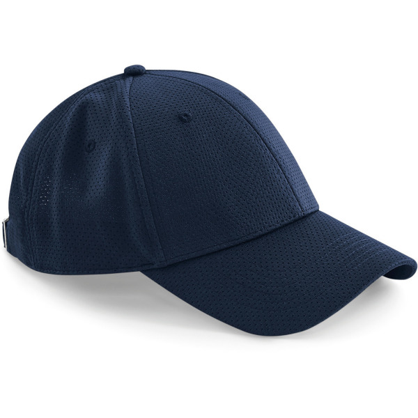 Air mesh 6 panel cap Navy One Size
