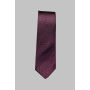 J.H&F Tie Silk Oxford Wine