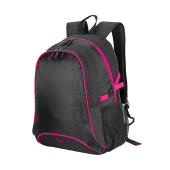 Osaka Basic Backpack - Black/Hot Pink - One Size