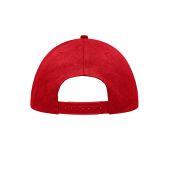MB6223 6 Panel Heavy Brushed Cap - signal-red - one size