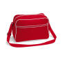 Retro Shoulder Bag - Classic Red/White