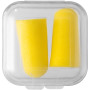 Serenity earplugs with travel case - Yellow