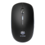 Light up logo wireless mouse, black
