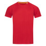 Stedman T-shirt Raglan Mesh Active-Dry SS for him 1935c crimson red XXL