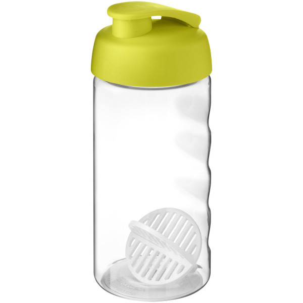 H2O Active® Bop 500 ml shaker bottle - Lime/Transparent