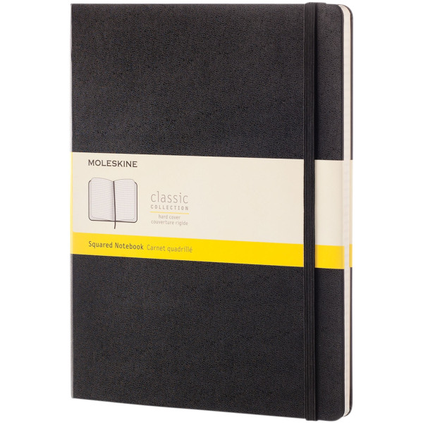 Classic XL hardcover notitieboek - ruitjes