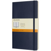 Classic L softcover notitieboek - gelinieerd - Saffier blauw