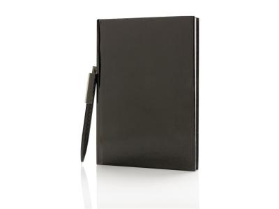 Standaard hardcover A5 notitieboek met X3 pen, zwart Standaard hardcover A5 notitieboek met X3 pen, zwart