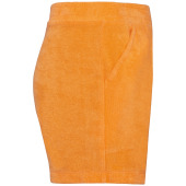 Ecologische badstof meisjesshort Apricot 4/6 jaar