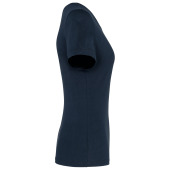 Dames-T-shirt Supima® V-hals korte mouwen Navy XXL Dames-T-shirt Supima® V-hals korte mouwen Navy XXL