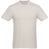 Heros heren t-shirt met korte mouwen - Licht grijs - 2XS