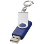Rotate USB met sleutelhanger - Blauw - 1GB