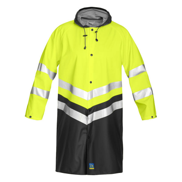 6403 Rainjacket HV Yellow/Black CL.3 L