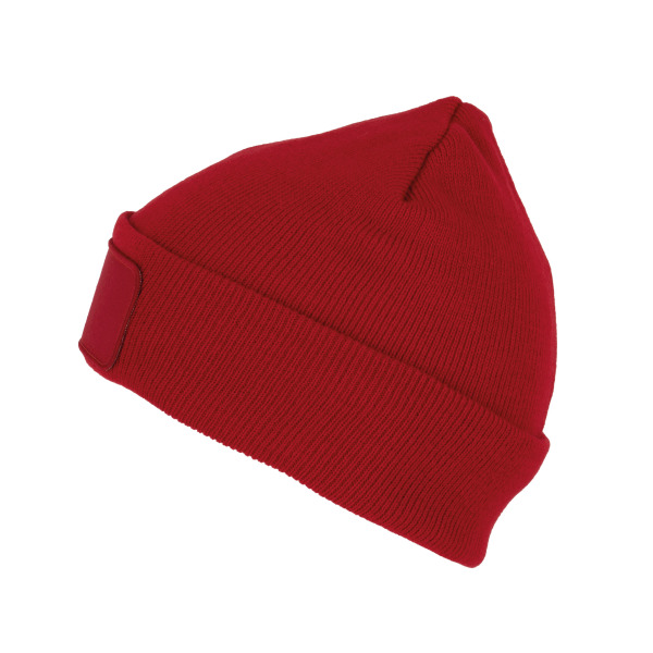Muts met patch en Thinsulate-voering Red One Size