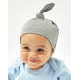 Baby 1 Knot Hat - White - One Size