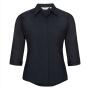 RUS Ladies ¾ sl. Fit. Polycot. Pop. Shirt, French Navy, 4XL