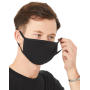 2-Ply Reusable Face Mask - Black - S/M