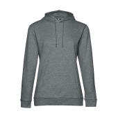 #Hoodie /women French Terry - Heather Mid Grey - S